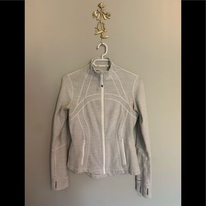 Lululemon White Zip-Up